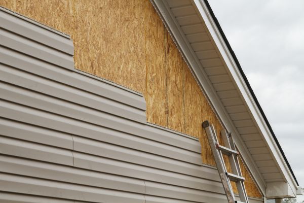 Grey Vinyl Siding Installation in Carson City