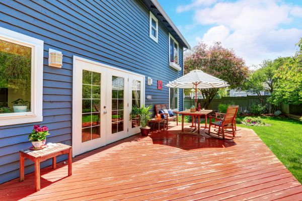 Blue Siding Installation in Carson City